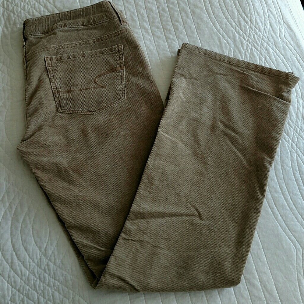 Brown corduroy pants
